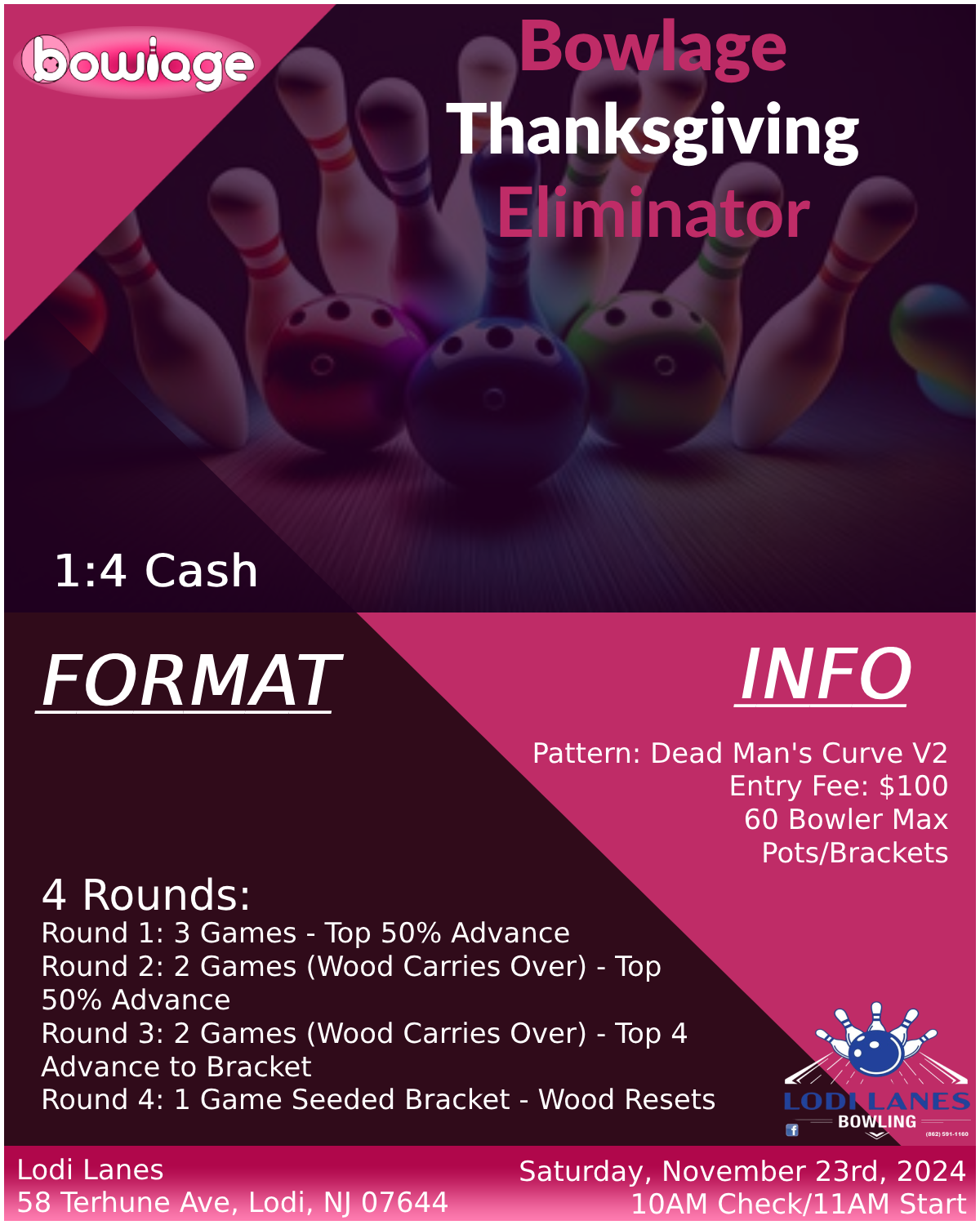 Bowlage Thanksgiving Eliminator - Lodi Lanes